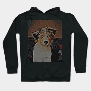 Cute puppy art Hoodie